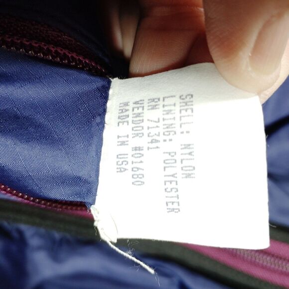 L.L. Bean Windbreaker Track Suit MEDIUM Vintage 90’s Pants Jacket Reversible Zip - Picture 7 of 15